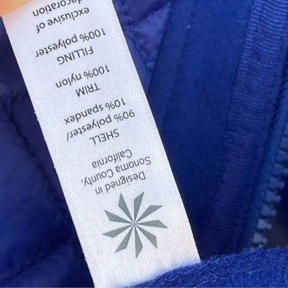 Athleta Women's Jacket Coat Blue Quilted
Fitted XS - Picture 6 of 9